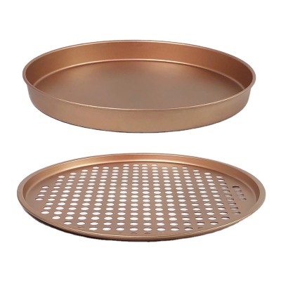 Pizza Pan with Holes 12 Inch Round Pizza Crisper Pan Pizza Baking Tray for Home use