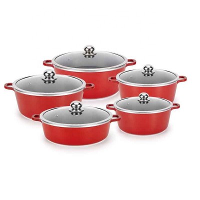 Basic style dessini Kitchenware Casserole Set 3003 High Quality Aluminum kitchen Cookware Series Hot on Mideast Market